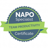 NAPO Specialist Team Productivity Certificate graphic